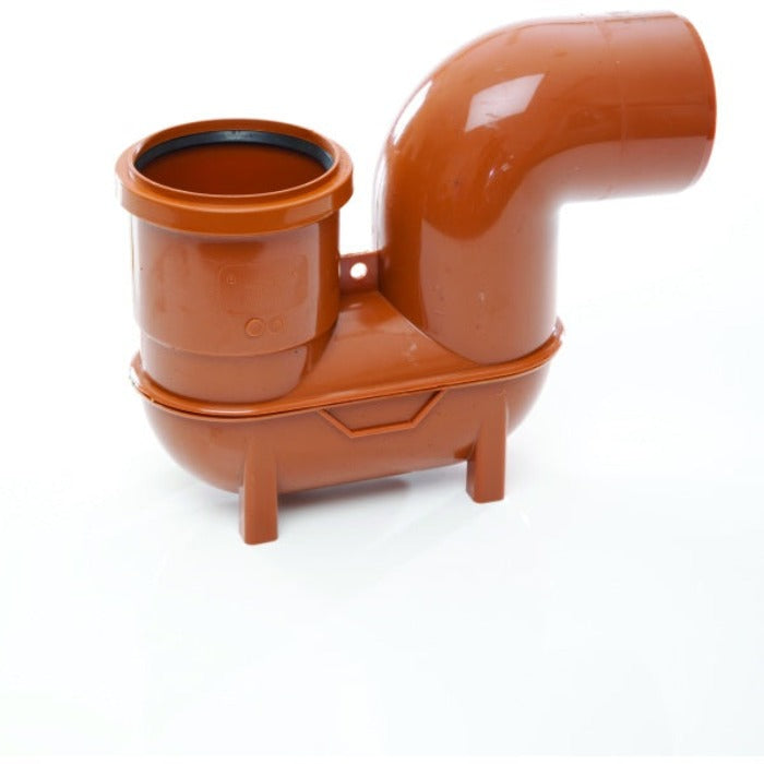 110mm Underground Drainage Low Back P Trap