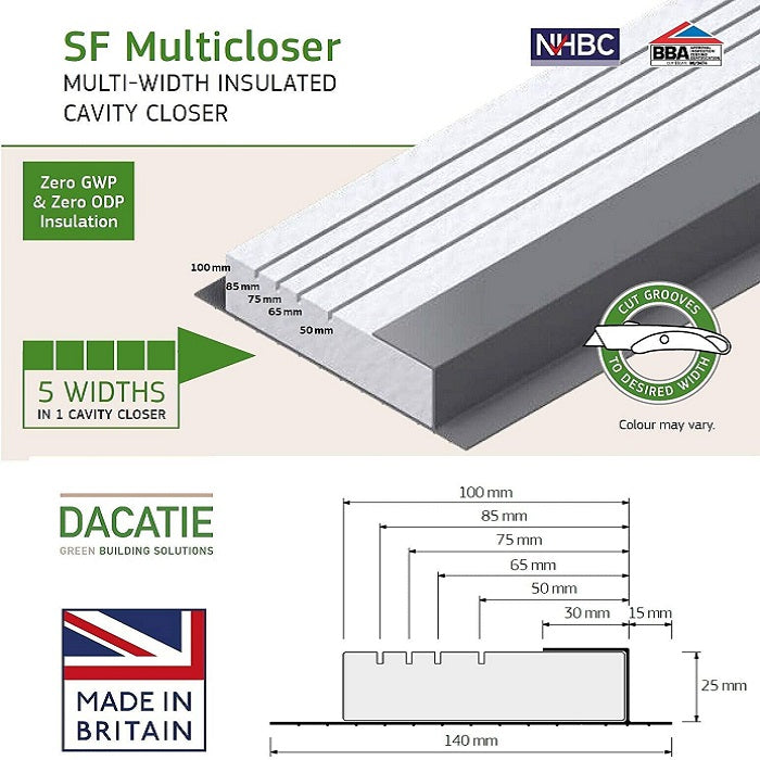 Dacatie SF-Multi 50-100mm x 2.4m (24m Pack)