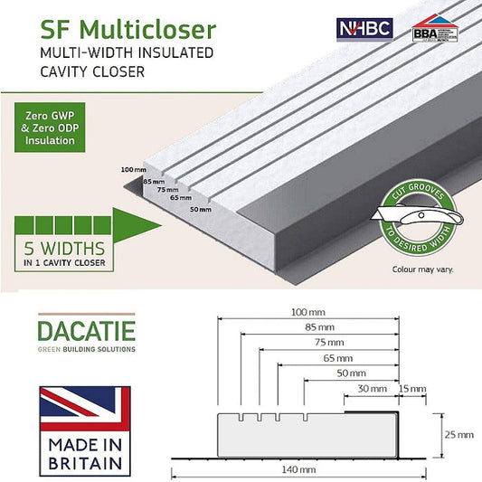 Dacatie SF-Multi 50-100mm x 2.4m (24m Pack)