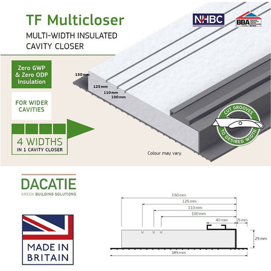 Dacatie TF-Multi 100-150mm x 2.4m (14.4m Pack)
