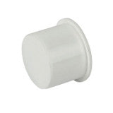 FloPlast Push-Fit Socket Stop End plug White 40mm
