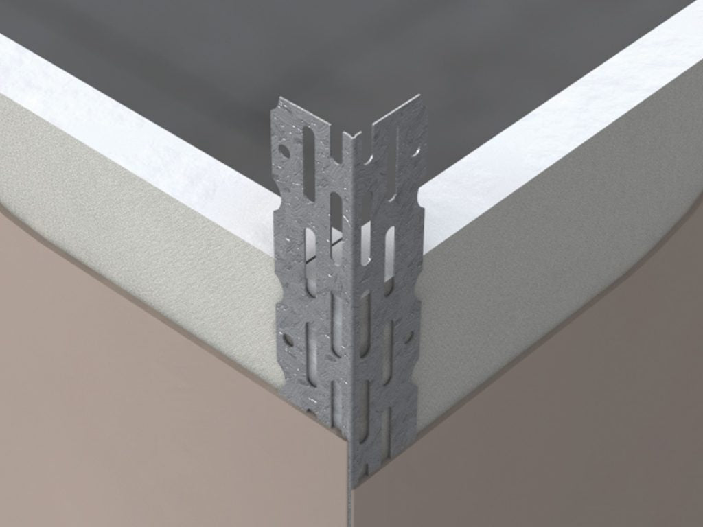 Galvanised Perforated Thin Coat Drylining Beads - 2.4m Pack of 50