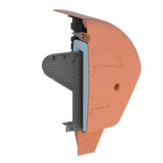 Manthorpe Building Products - Bat Ridge Roost Half Round End Cap