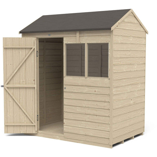 4LIFE Reverse Apex Shed 6×4 – Single Door – 1 Window