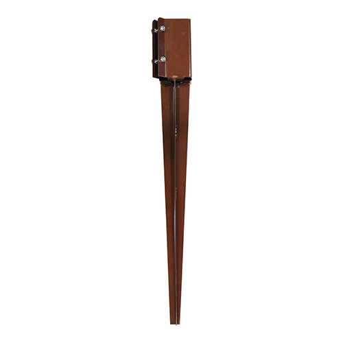 Drive in Post Spike - Bolt Secure - Oxide Red - 600mm