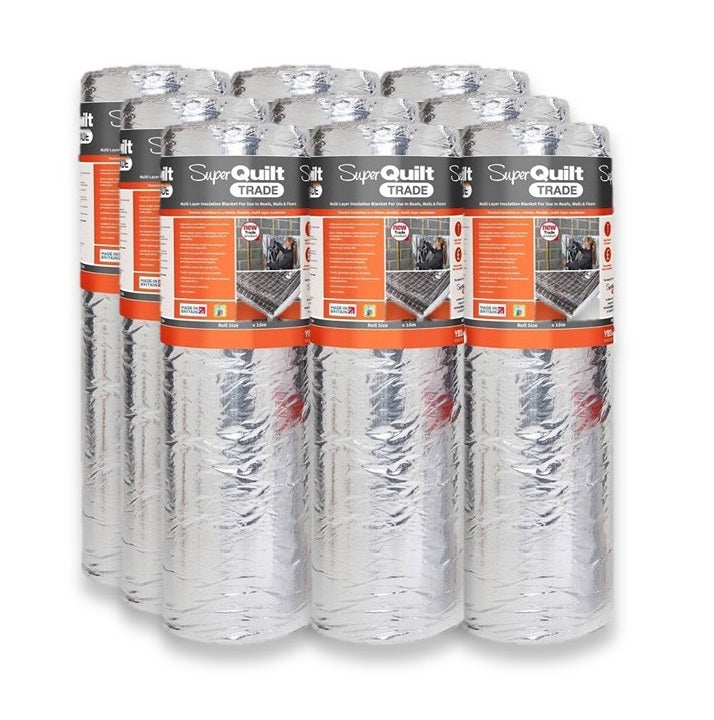 Pallet Offer - 15 x YBS Insulation SuperQuilt Trade 1.2m X 10m (180m2)