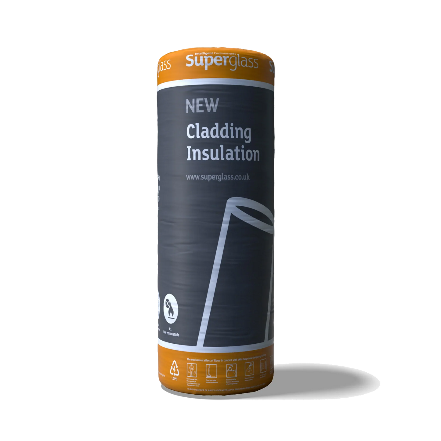 120mm SuperGlass Cladding Matt 32 Thermal & Acoustic Roll (3.48m2)