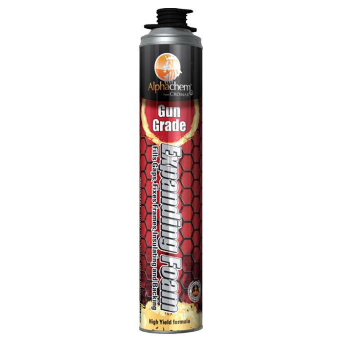 Trade Pack - 12 x Cromar Alpha Chem Professional Gun Grade Expanding Foam 750ml