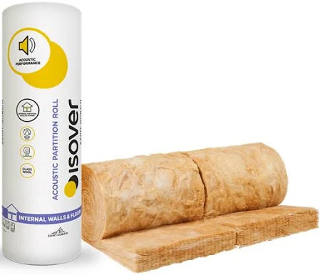 100mm Isover RD Party Wall Roll 910mm (2x455mm) x 6m - (5.46m2/Pack)