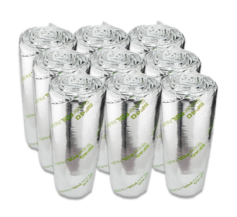 Pallet Offer - 12 x SuperFOIL SF40 1.5m X 10m (180m2)