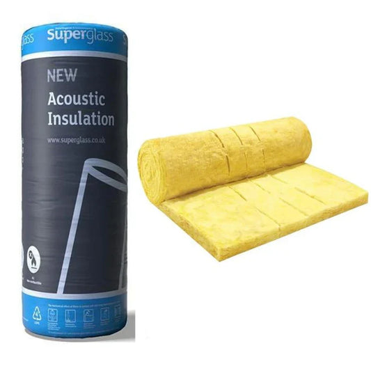 100mm Superglass Multi Acoustic Roll 1200mm x 10.1m - (12.12m2/Pack)