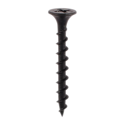 TIMCO - 2000 Tub 3.5 x 32mm Drywall Screws - PH - Bugle - Coarse Thread - Black