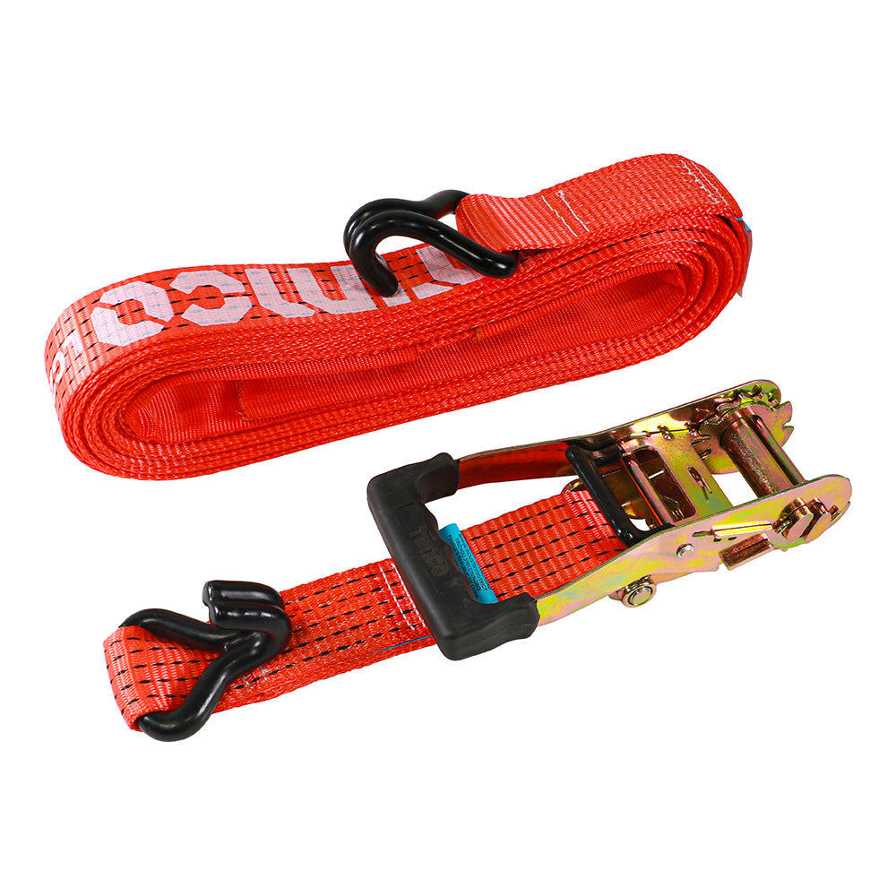 Ratchet Strap - J Hook - Heavy Duty - 10m x 50mm (1 Straps/Pack)