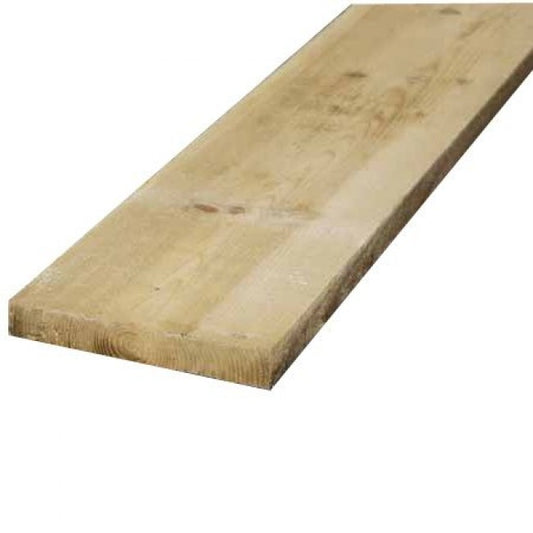 Pressure Treated 6 x 1 - Rough Sawn 22mm x 145mm