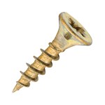 SiDAX - Multi-Buy - General-Purpose Woodscrews | PoziDrive PZ1 | Double Countersunk | Yellow
