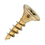 SiDAX - Multi-Buy - General-Purpose Woodscrews | PoziDrive PZ1 | Double Countersunk | Yellow