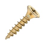 SiDAX - Multi-Buy - General-Purpose Woodscrews | PoziDrive PZ1 | Double Countersunk | Yellow
