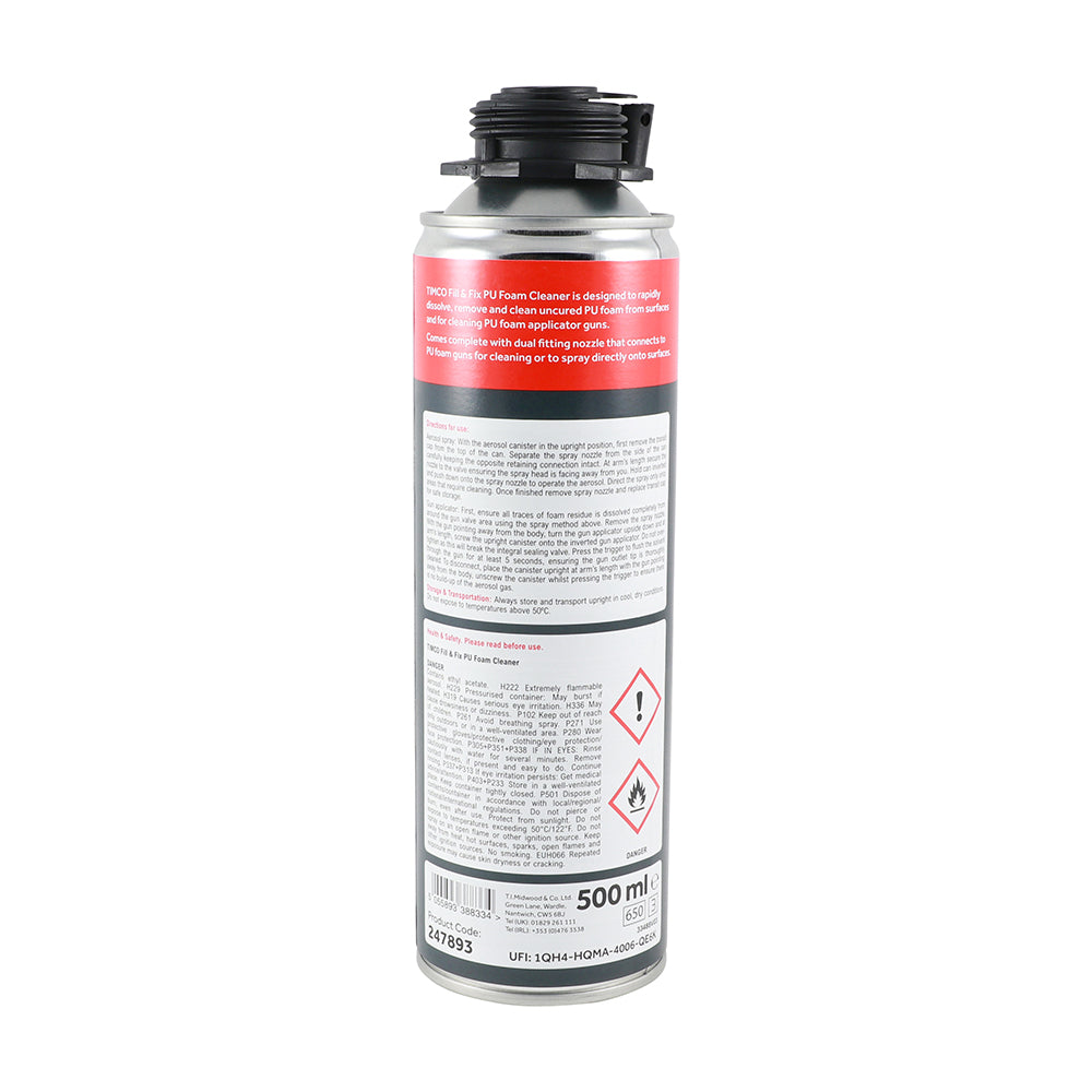 Fill & Fix PU Foam Cleaner - 500ml
