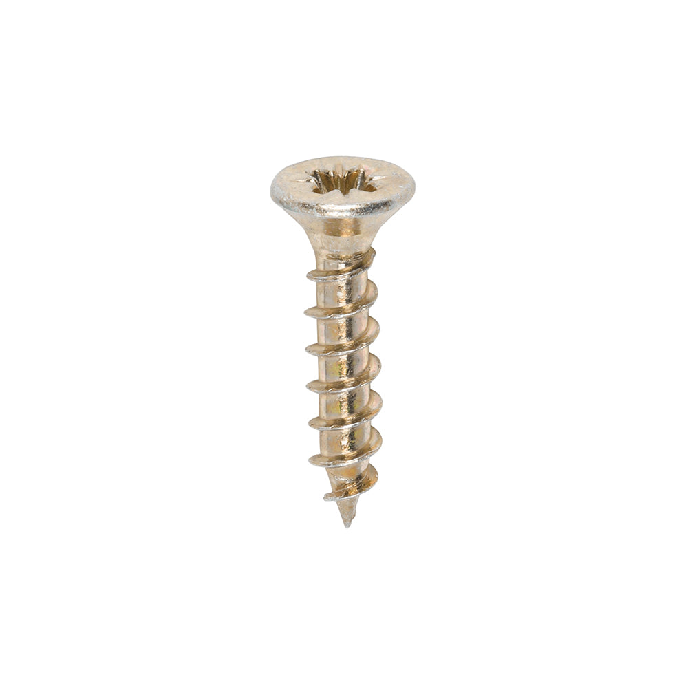 TIMCO - Solo Chipboard & Woodscrews - PZ - Double Countersunk - Yellow