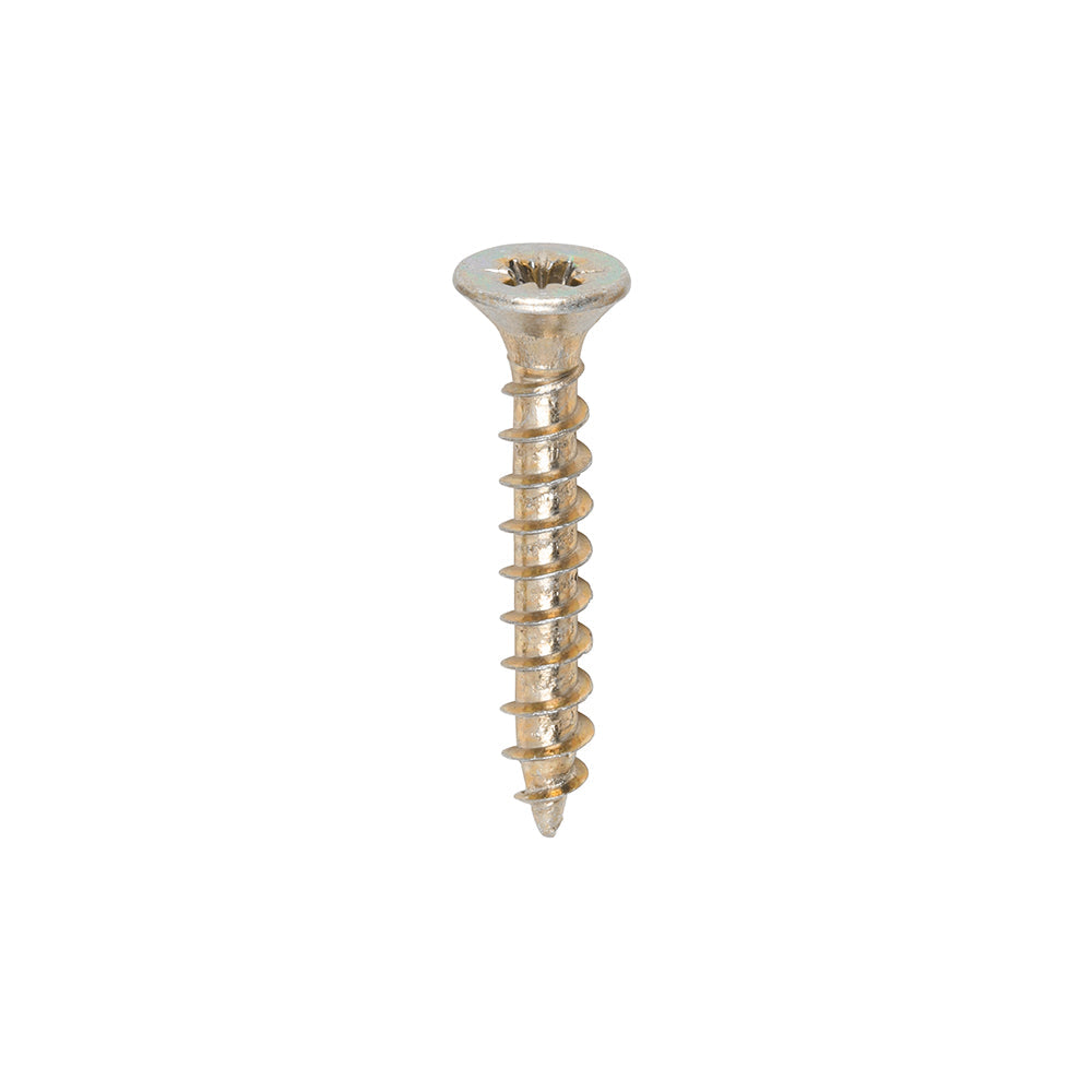 TIMCO - Solo Chipboard & Woodscrews - PZ - Double Countersunk - Yellow