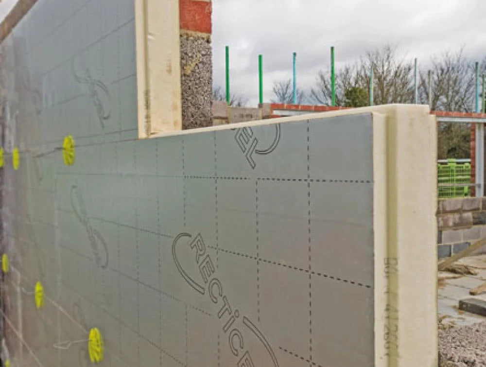 115mm Recticel Eurowall Plus Full Fill Cavity Insulation Board - 1190mm x 450mm