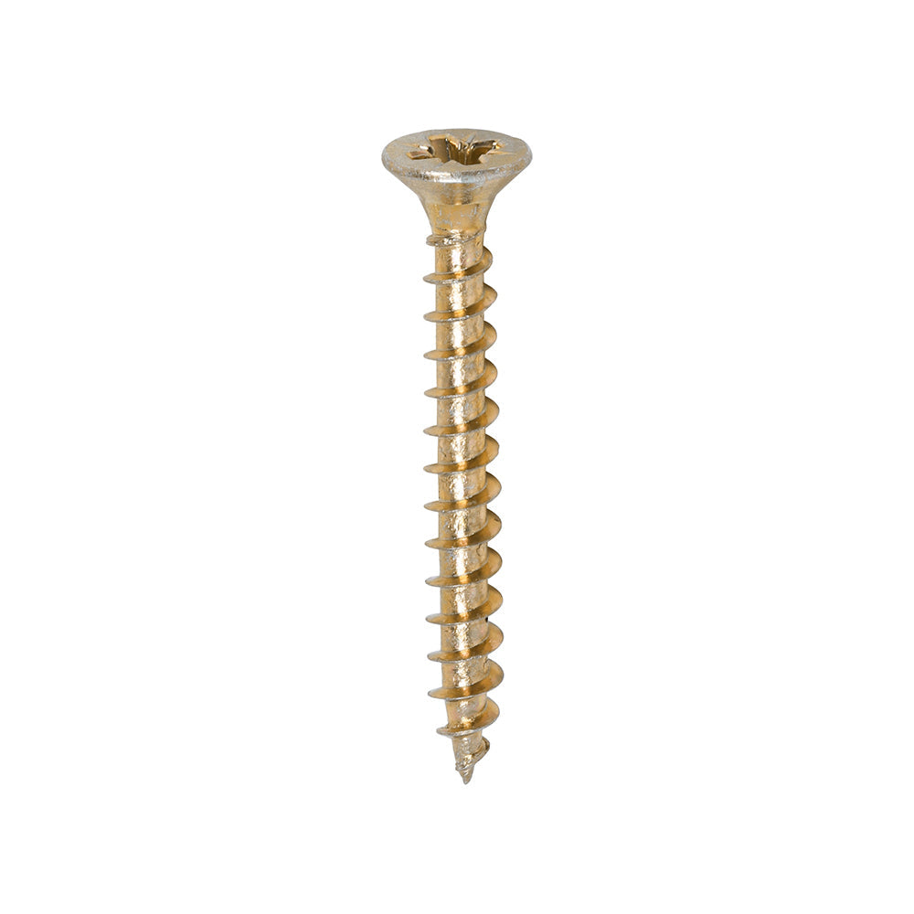 TIMCO - Solo Chipboard & Woodscrews - PZ - Double Countersunk - Yellow