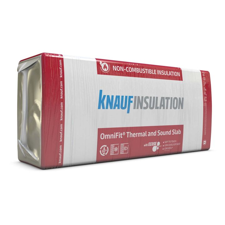 50mm Knauf Thermal & Sound Slab - 1200mm x 600mm - 6 Slabs (8.64m2/Pack)
