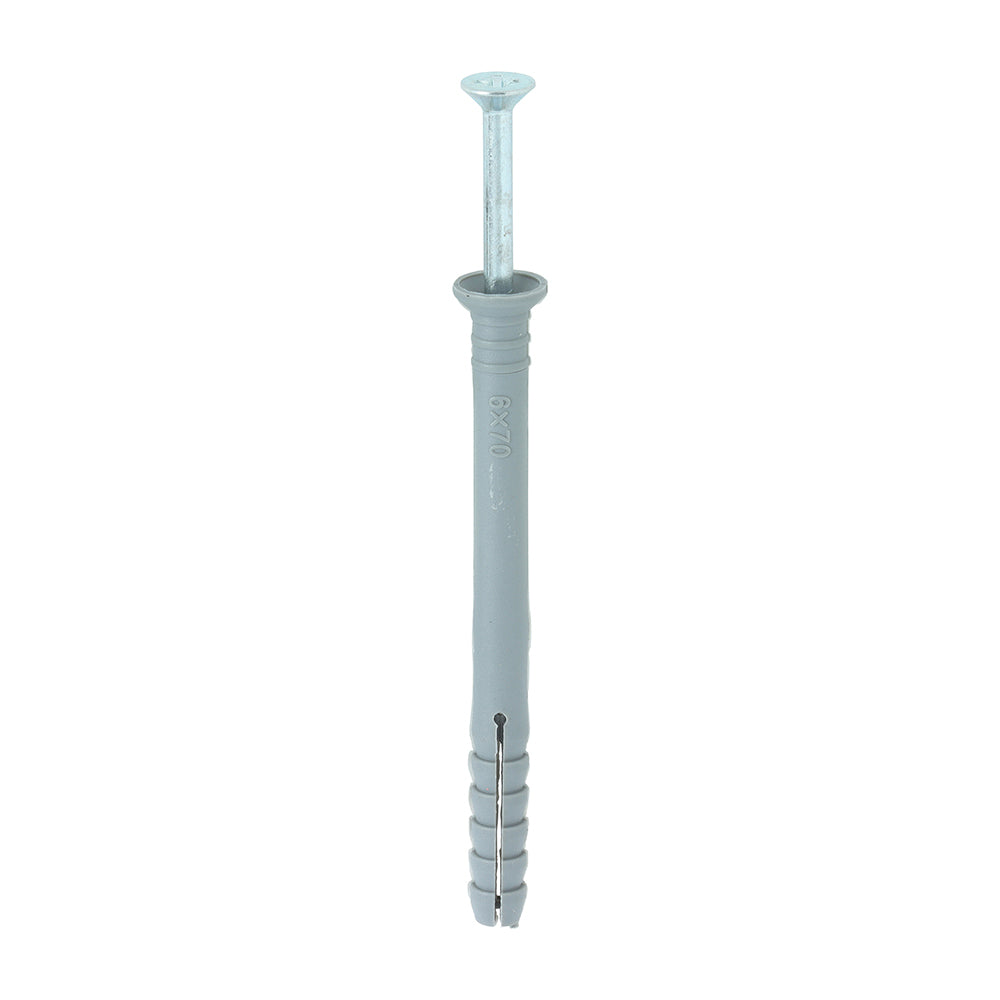 TIMCO - Nylon Hammer Fixings - PZ - Zinc