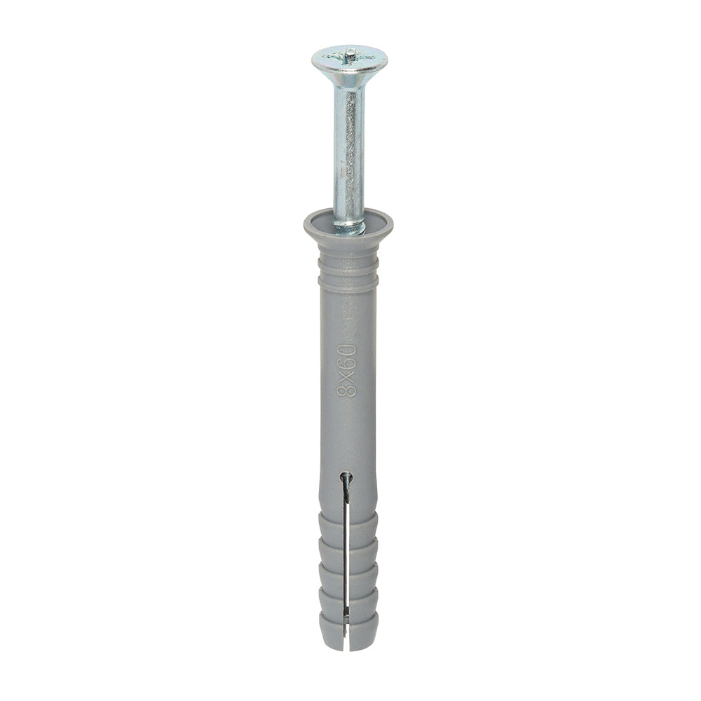 TIMCO - Nylon Hammer Fixings - PZ - Zinc