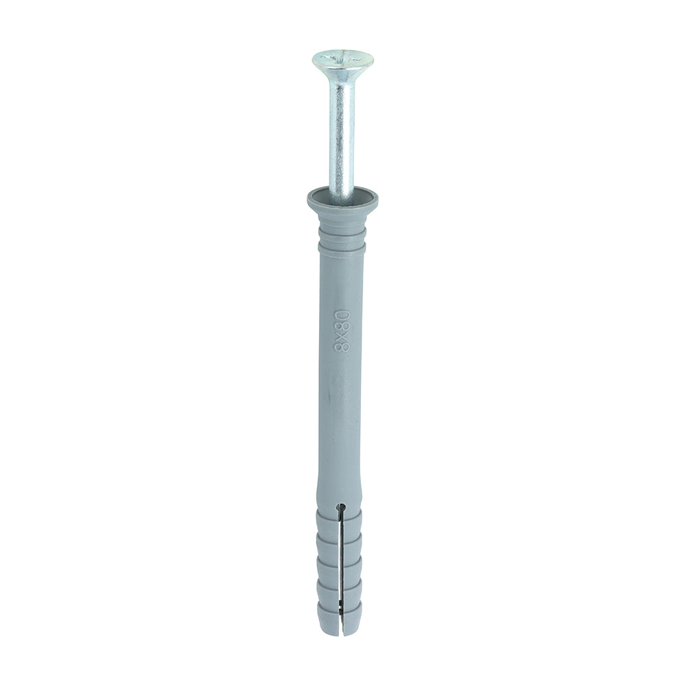 TIMCO - Nylon Hammer Fixings - PZ - Zinc