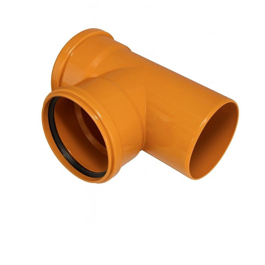 110mm Double Socket Equal T Junction 87.5 degree