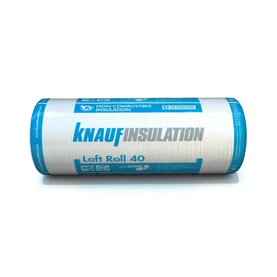 100mm Knauf Loft Roll 40 1140mm x 11.25m - (12.825m2/Pack)