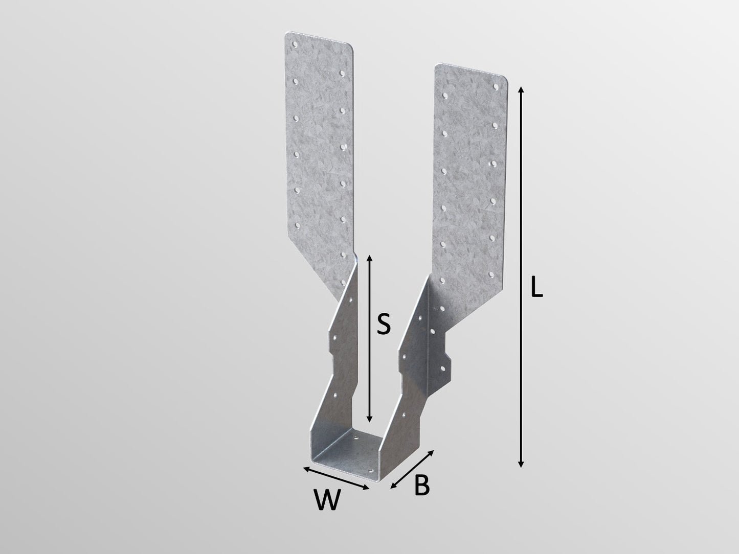 Timber Hangers - Light Duty Hanger (Standard Leg) - Galvanised