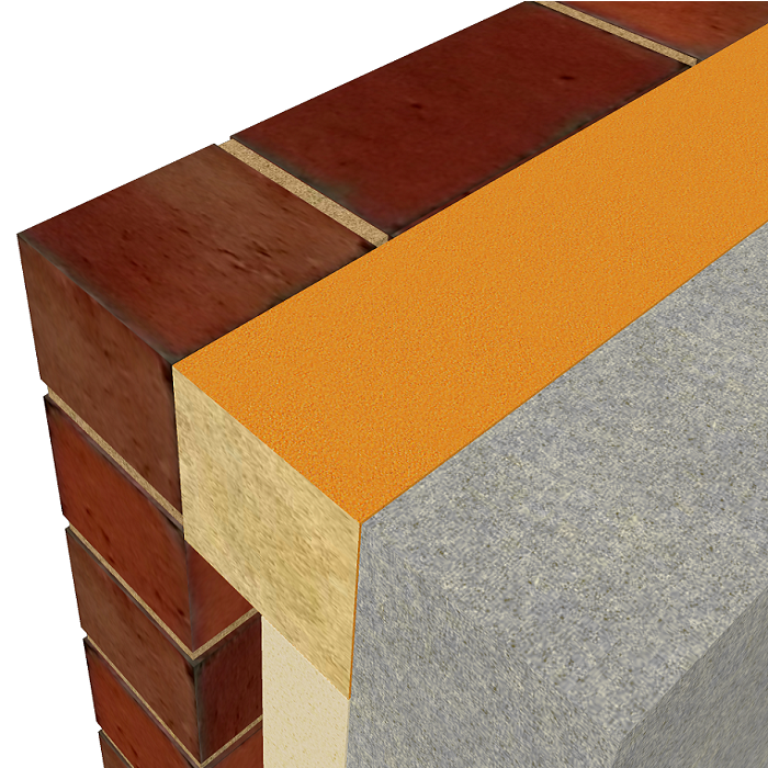 Duo Cavity Sock - 121-130mm Cavity x 1.2m - 1 Hour Fire Rating