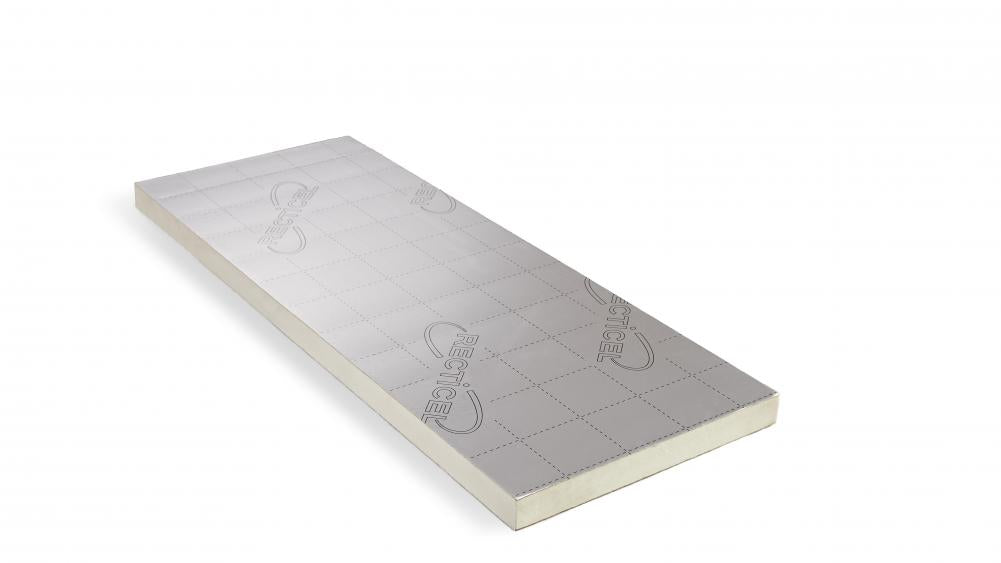 25mm Recticel PIR Insulation Board - 1200mm x 600mm (Pack of 4 - 2.88m2) For use in Roofs, Walls & Floors