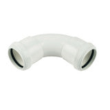 FloPlast Push-Fit Swept Bend White 40mm