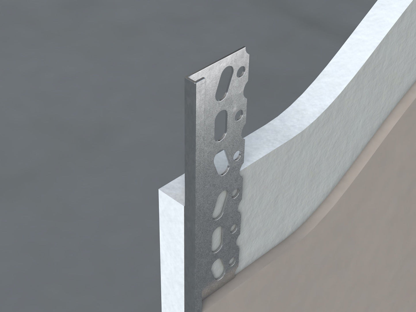 Galvanised Dry Wall Stop Bead (GPS) - 2.4m Pack of 50