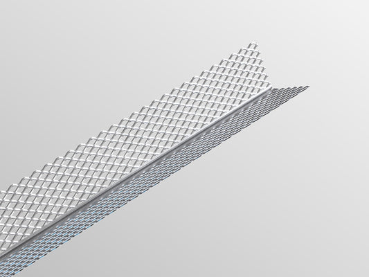 Drylining Beads Drylining bead. A thin coat bead with fine mesh wings designed for one coat plastering. Plaster depth 3mm. Fix with nails or plaster dabs.