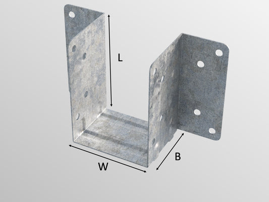 Mini Timber Hangers - Light Duty Hanger - Galvanised