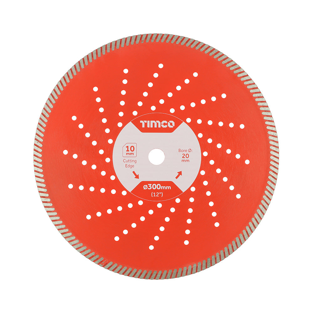 Premium Diamond Blade - Turbo Continuous - 300mm
