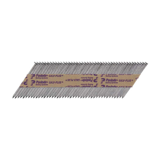 Paslode IM350+ 2.8 x 63mm/3CFC - Nails & Fuel Cells Trade Pack - Ring Shank - Galvanised+