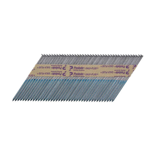 Paslode IM350+ 3.1 x 90mm/2CFC - Nails & Fuel Cells Trade Pack - Plain Shank - Galvanised+