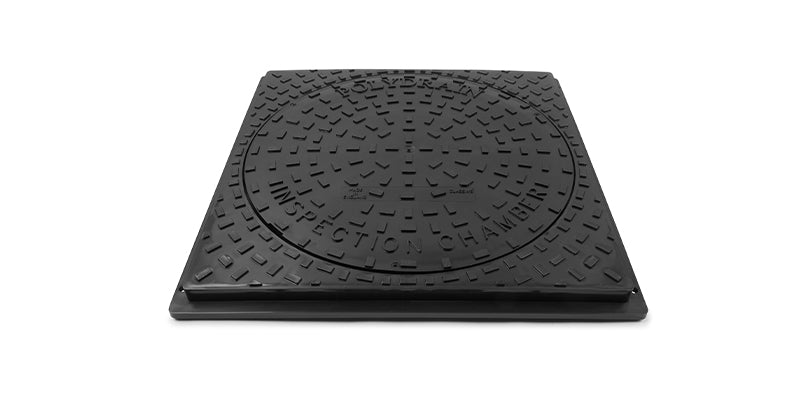 450mm Secured Square Cover & Frame - 15KN