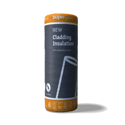 100mm SuperGlass Cladding Matt 40 Thermal & Acoustic Roll (11.94m2)