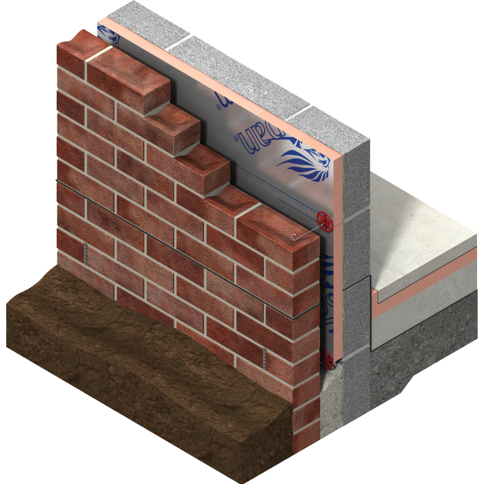 75mm Kingspan Kooltherm K108 Cavity Board - 1200mm X 450mm (6 boards per pack - 3.24M2)