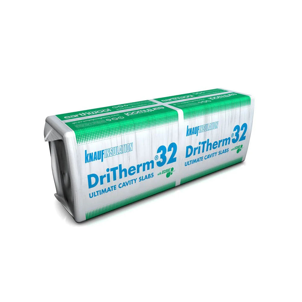 100mm Knauf DriTherm 32 Slab - 100mm x 1200mm x 455mm - 6 Slabs (3.28m2/Pack)