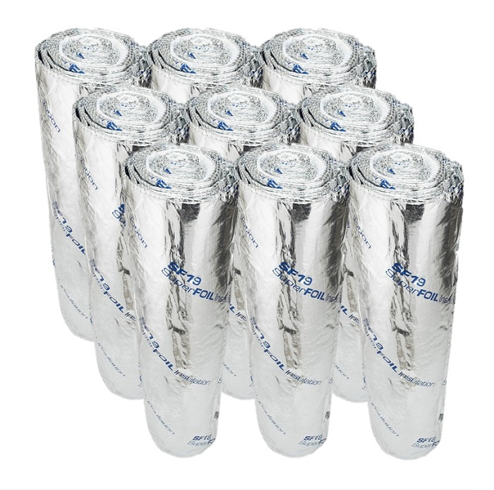 Pallet Offer - 12 x SuperFOIL SF19+ 1.5m X 10m (180m2)